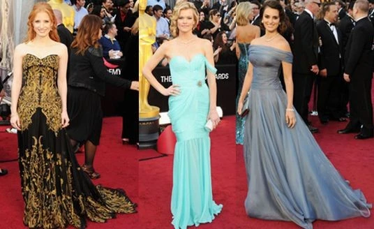 Лучшие платья Оскара 2012