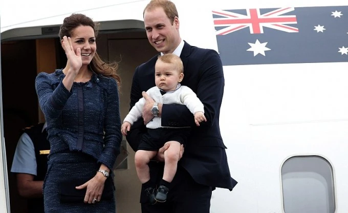Принц Уильям и Кейт Миддлтон покинули Новую Зеландию