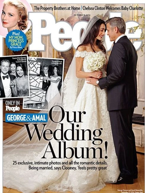Первые фотографии со свадьбы Джорджа Клуни и Амаль Аламуддин