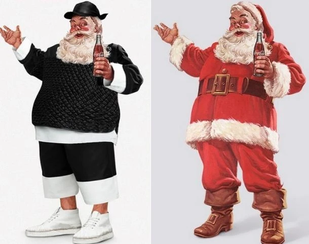 Новогодняя мода: майки со снеговиком и Санта в дизайнерской одежде