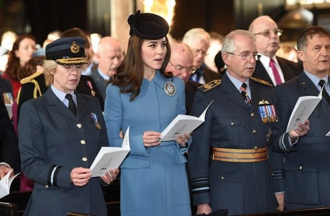 Кейт Миддлтон посетила службу по случаю 75-летия ВВС Великобритании