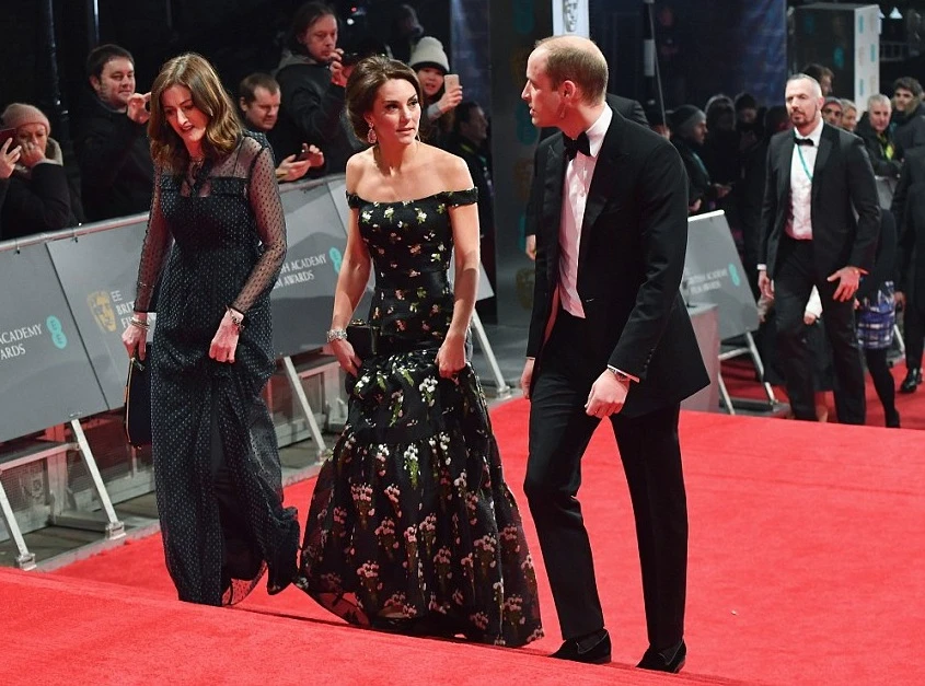 Принц Уильям и Кейт Миддлтон посетили церемонию BAFTA-2017
