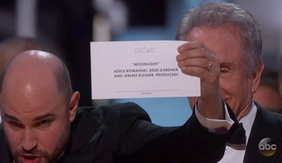 На церемонии Оскар неправильно назвали Лучший фильм года