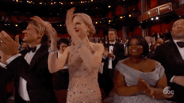 Николь Кидман объяснила странные аплодисменты на Оскаре 2017