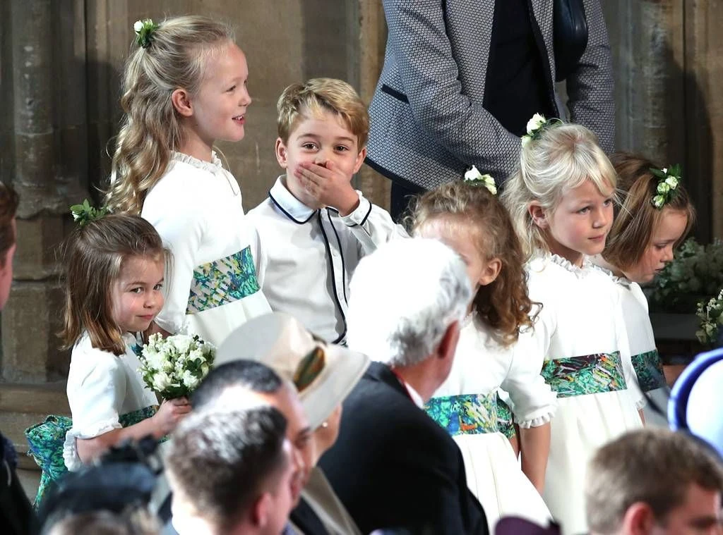 Кейт Миддлтон и Меган Маркл на свадьбе принцессы Евгении