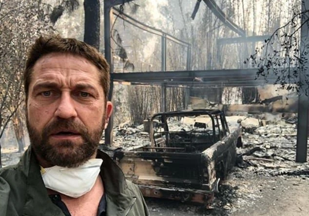 Пожар в Калифорнии уничтожил дома голливудских знаменитостей