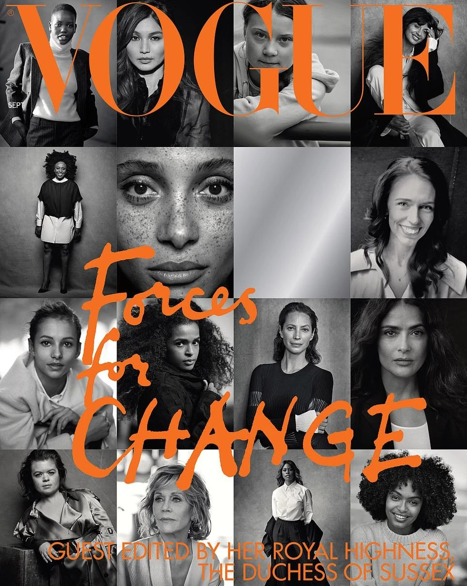 Обложку номера Vogue с Меган Маркл обвинили в плагиате