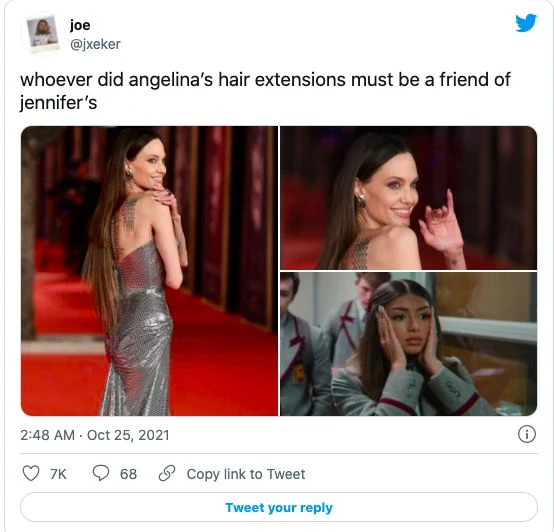 Пора уволить парикмахера: в сети высмеяли волосы Анджелины Джоли