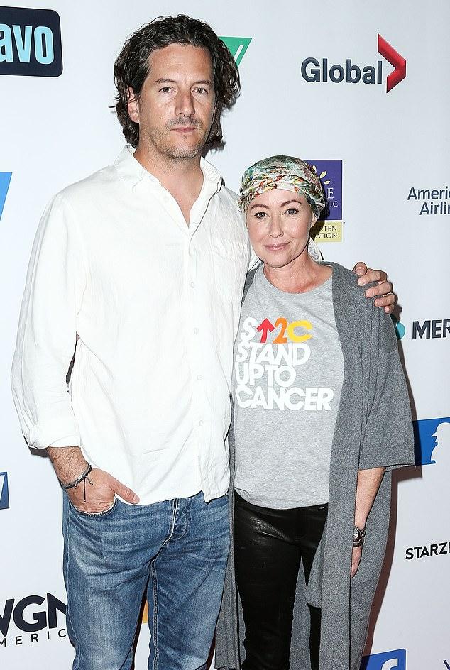 Экс-партнёры на благотворительной акции Stand Up To Cancer в сентябре 2016 года