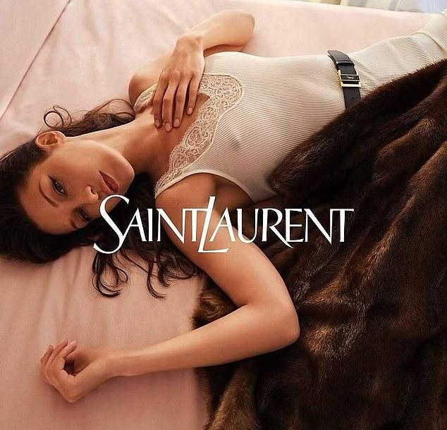 Белла Хадид оказалась достойной своего статуса супермодели, дебютировав в новой кампании Saint Laurent в четверг