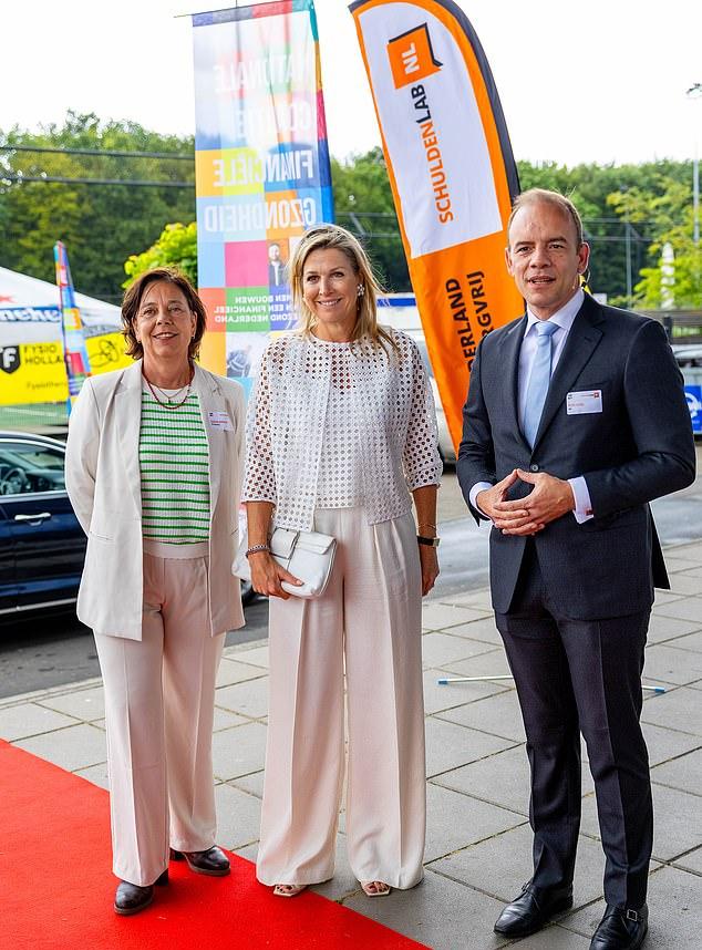 Европейский монарх присутствовал на встрече в качестве почётного председателя SchuldenlabNL, фонда, стремящегося сделать Нидерланды свободными от долгов.