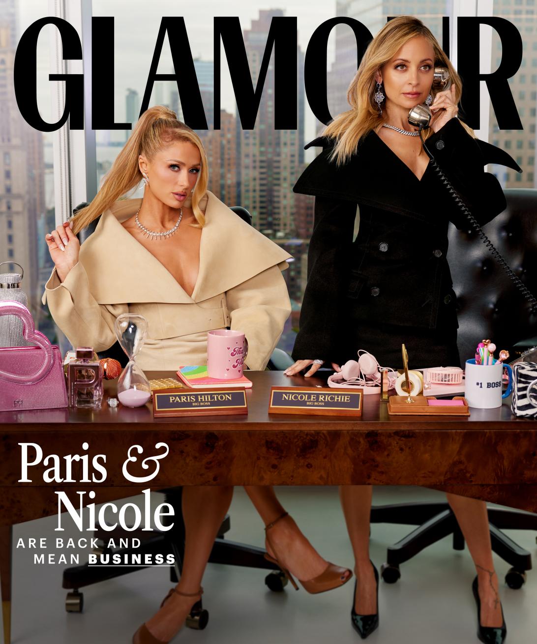 Пэрис Хилтон и Николь Ричи на обложке Glamour.